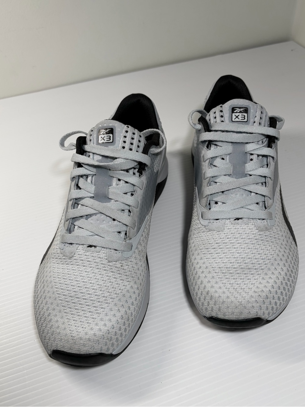 Reebok Nano x3 training running shoes sneakers women 8 Silver/ black